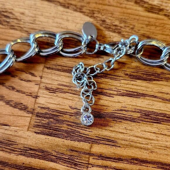 LIA SOPHIA "Keku" Black Faceted Pyramid Statement Necklace WEDDING READY - Picture 4 of 12